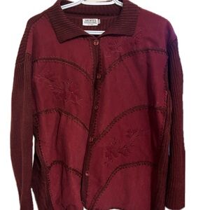 Vintage Women's Red Sweater